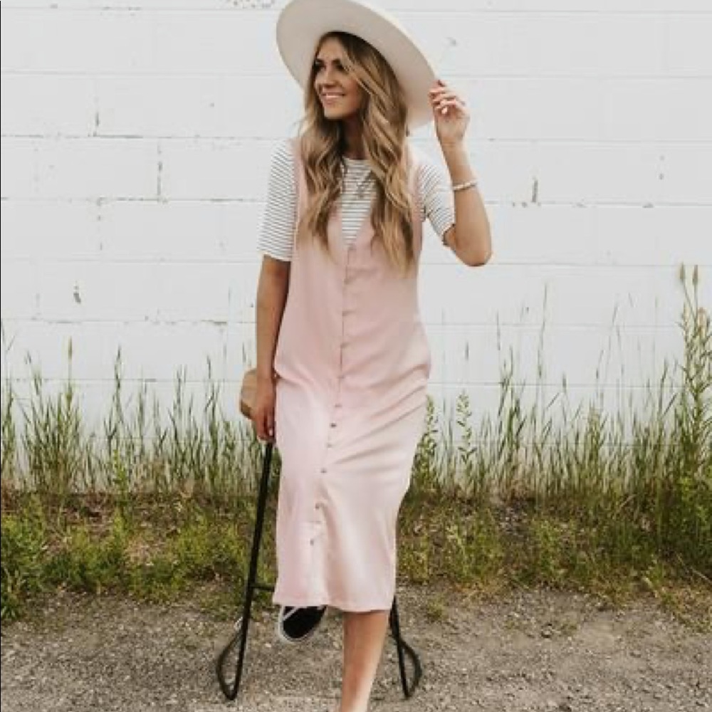Harlow Dress Dusty Pink